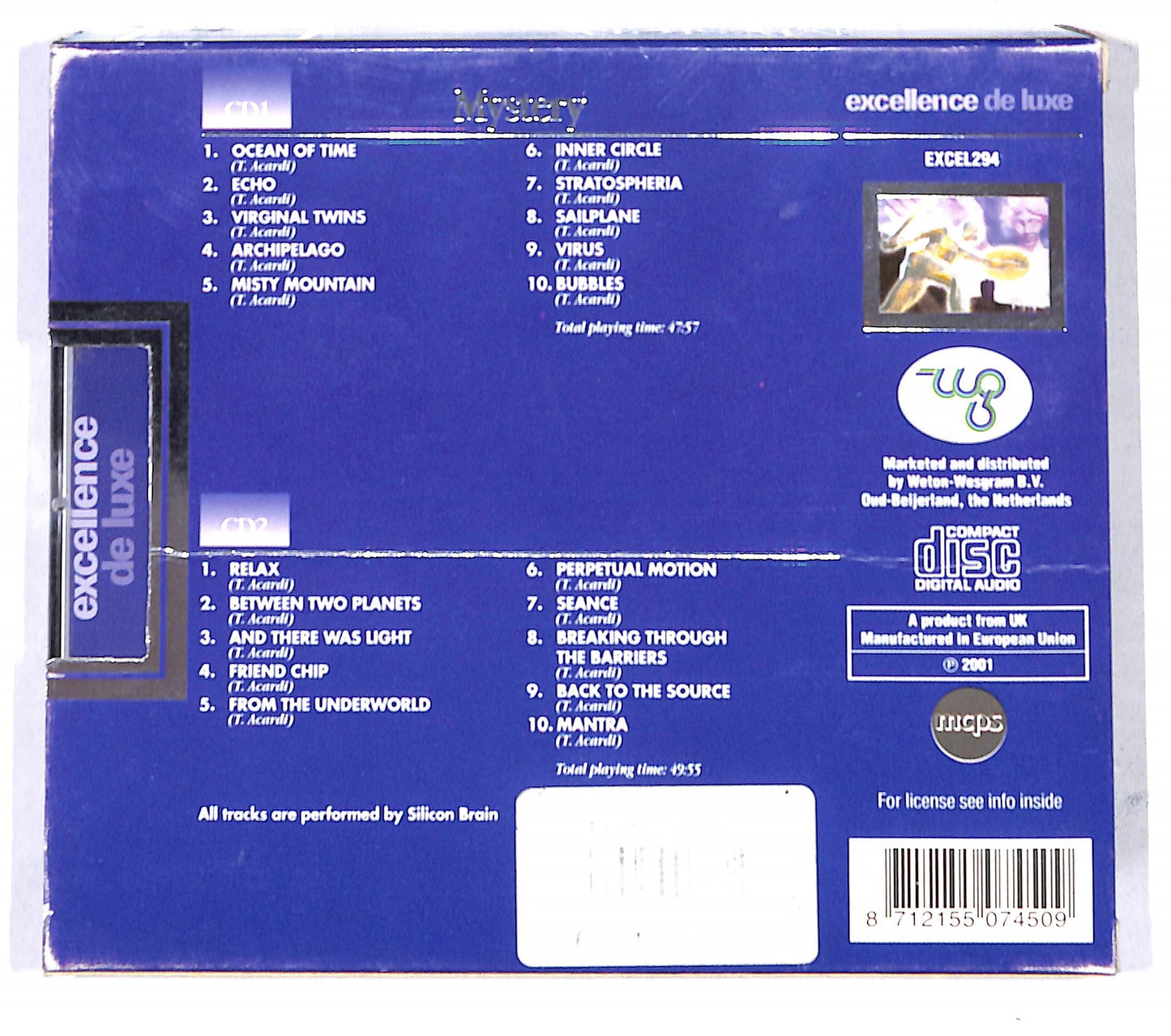 EBOND Silicon Brain - Mystery - 20 New Age Tunes CD CB037121