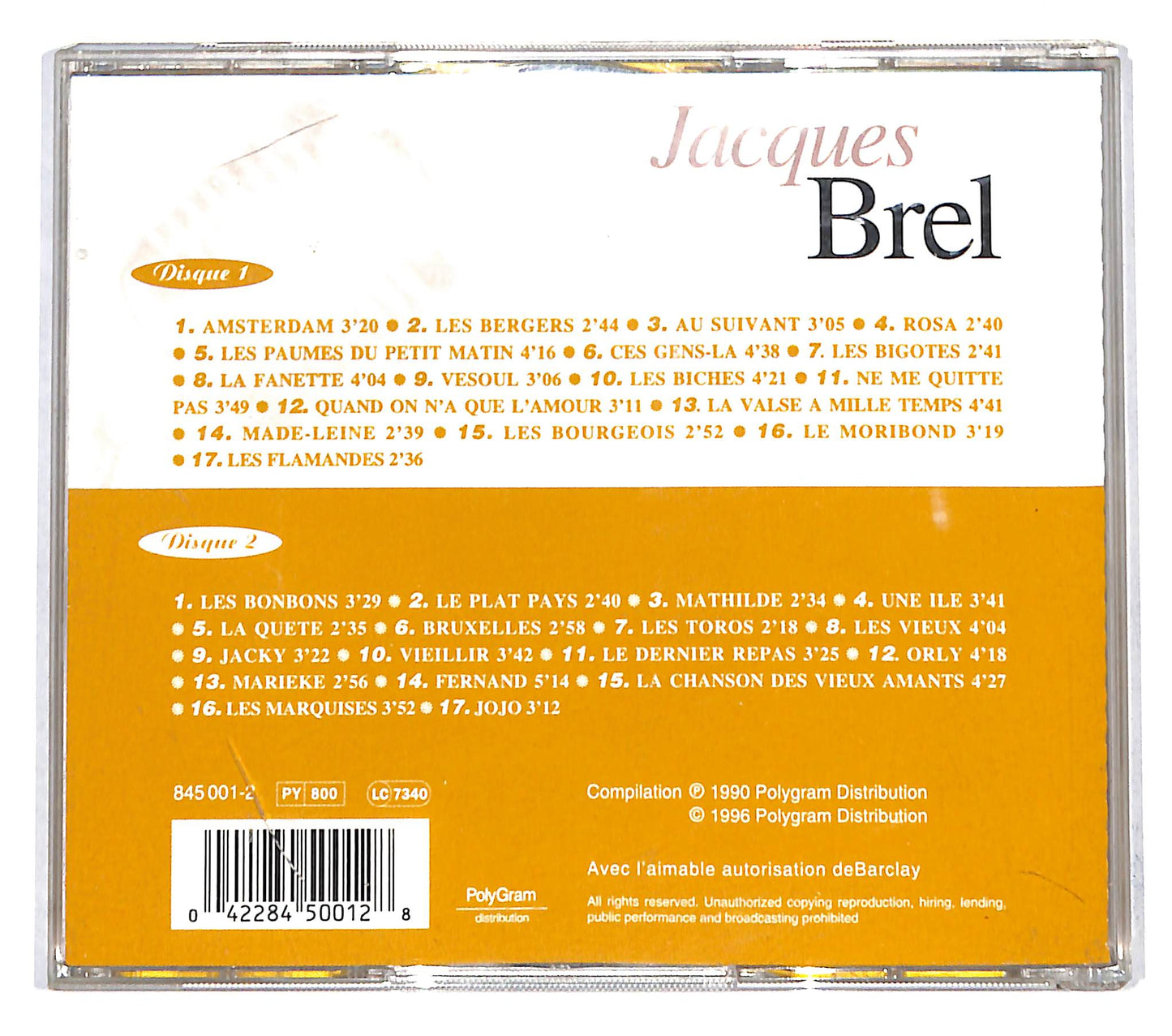EBOND Jacques Brel - Jacques Brel CD CB037127