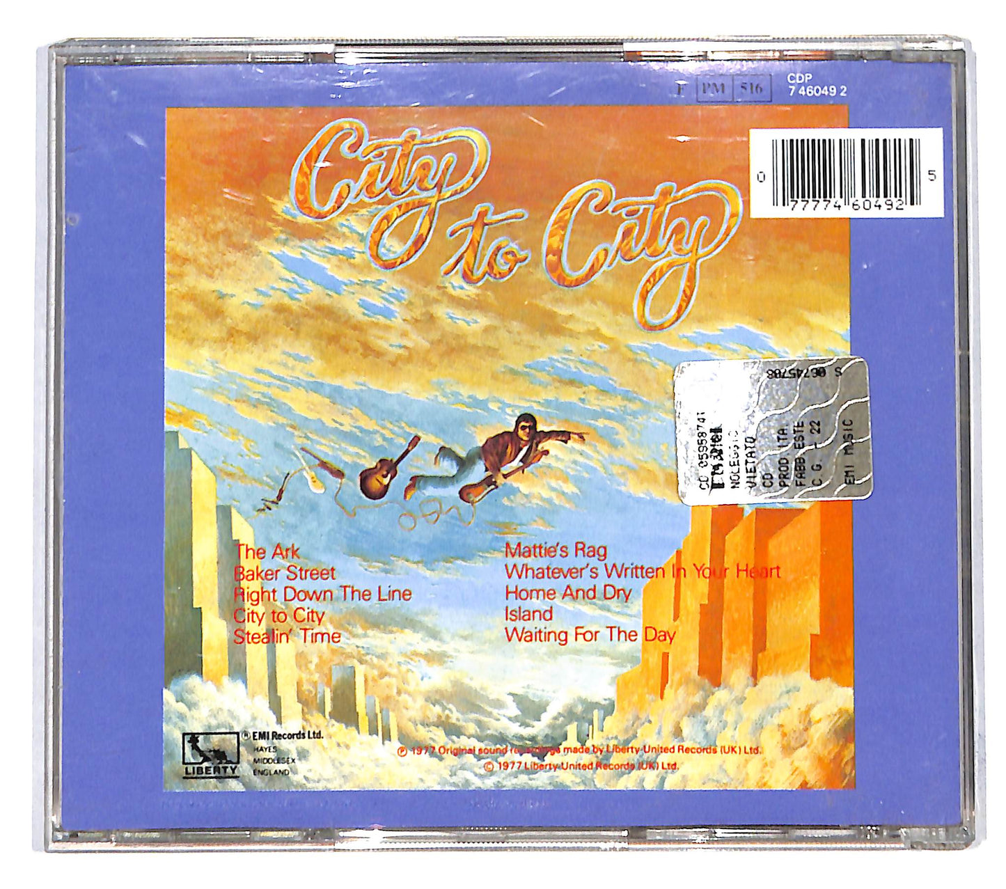 EBOND Gerry Rafferty - City To City CD CB037139