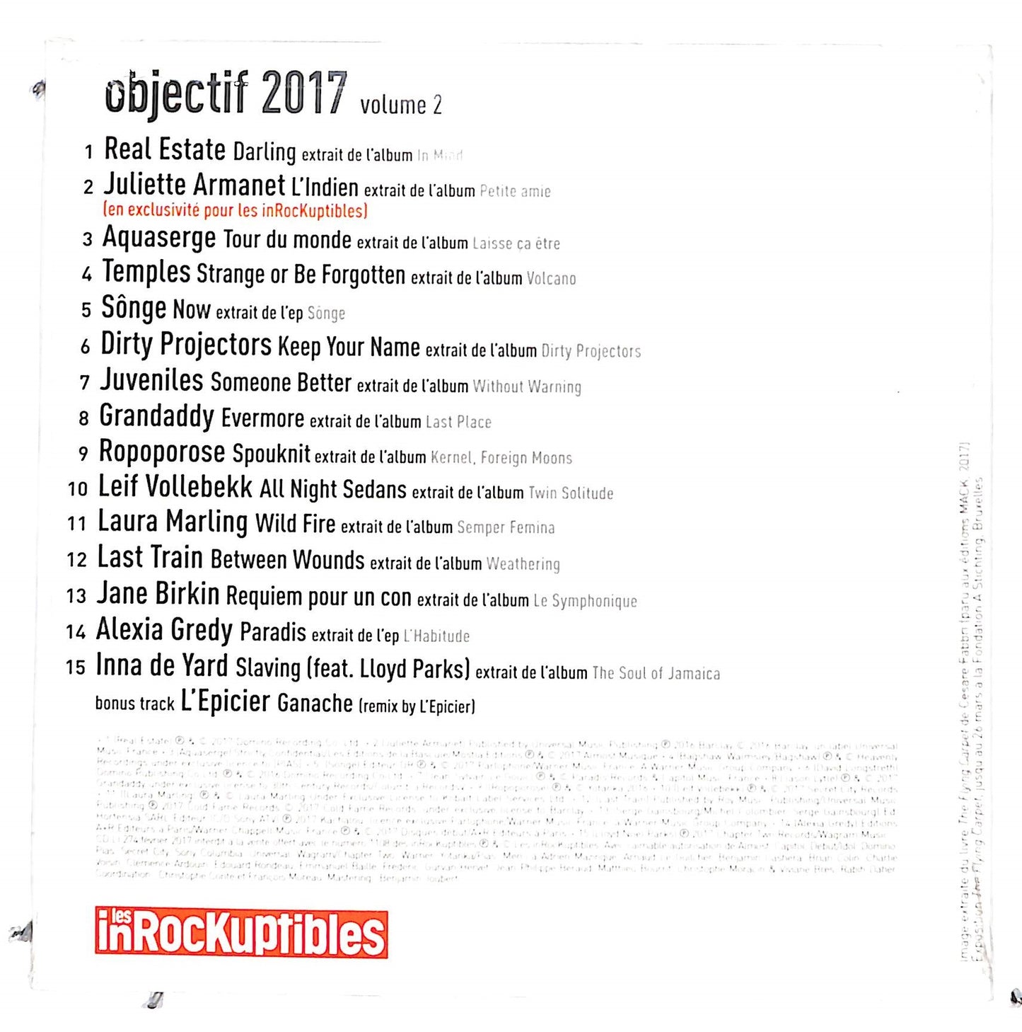 EBOND Various - Objectif 2017 - Volume 2 CD CB037308