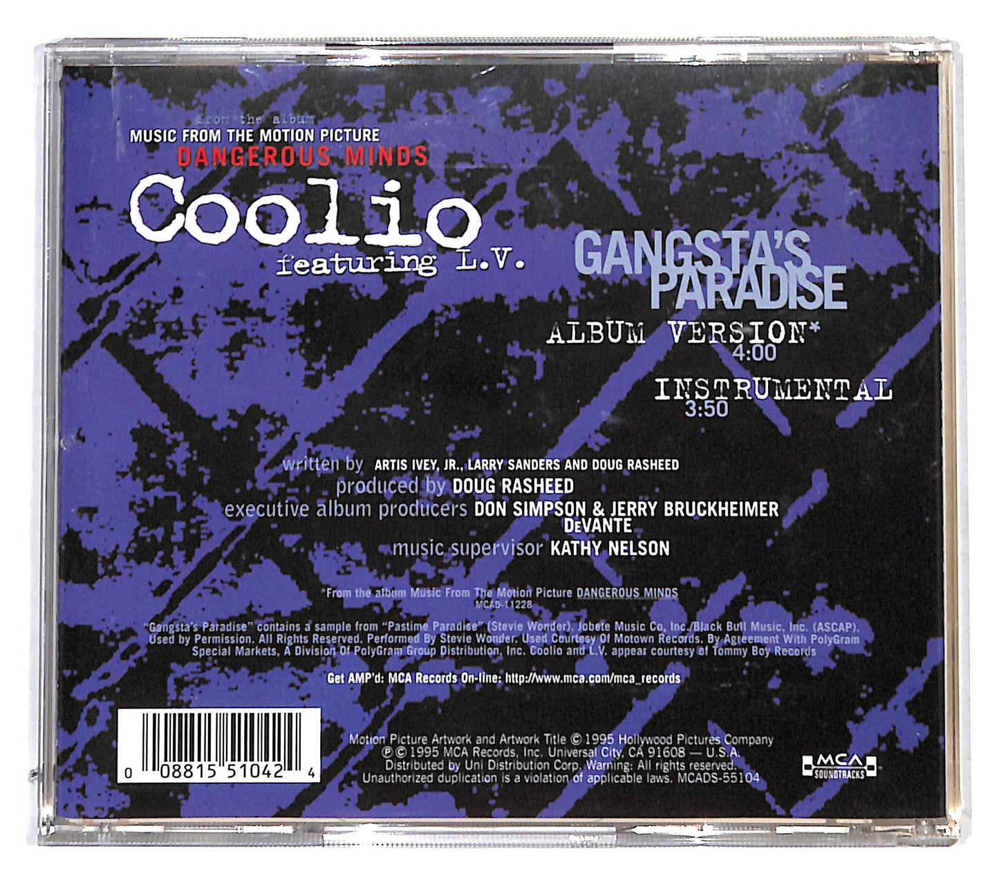EBOND Coolio Featuring L.V. - Gangsta’s Paradise CD CB037312