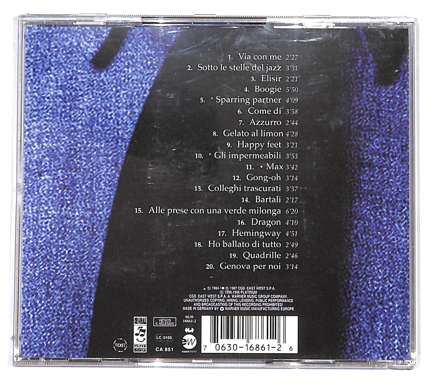 EBOND Paolo Conte - The Best Of CD CB037319