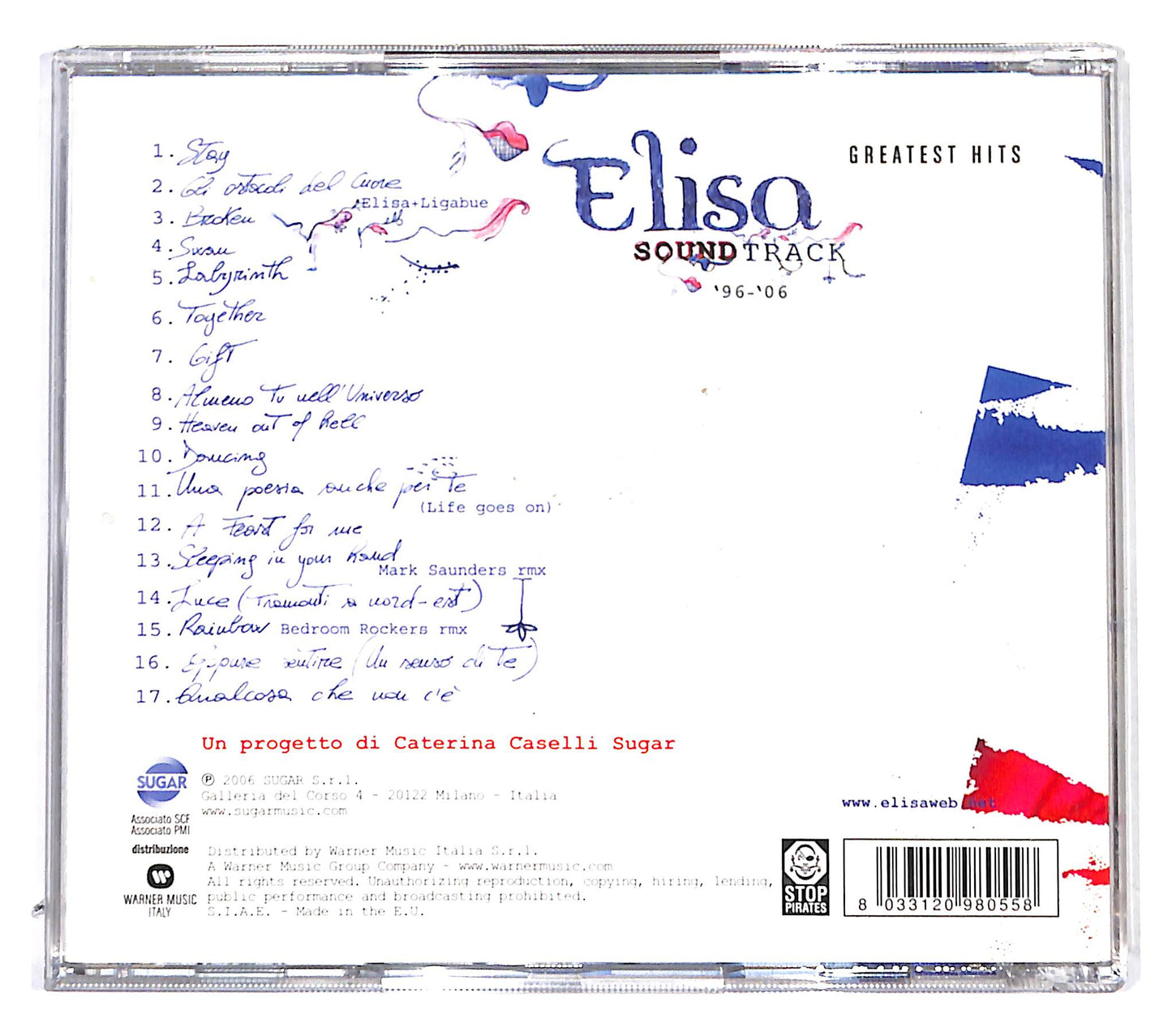 EBOND Elisa - Soundtrack '96 - '06 Greatest Hits CD CB037322