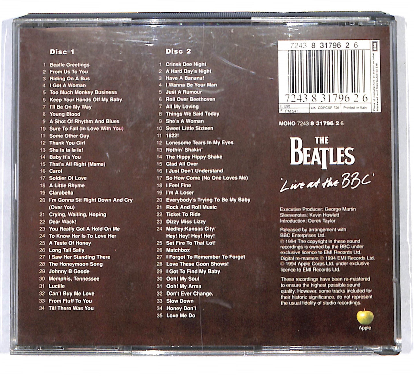 EBOND The Beatles - Live At The BBC ALBUM BOX CD CB037334