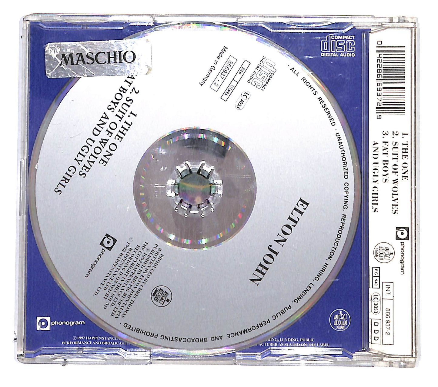 EBOND Elton John - The One CD CB037338