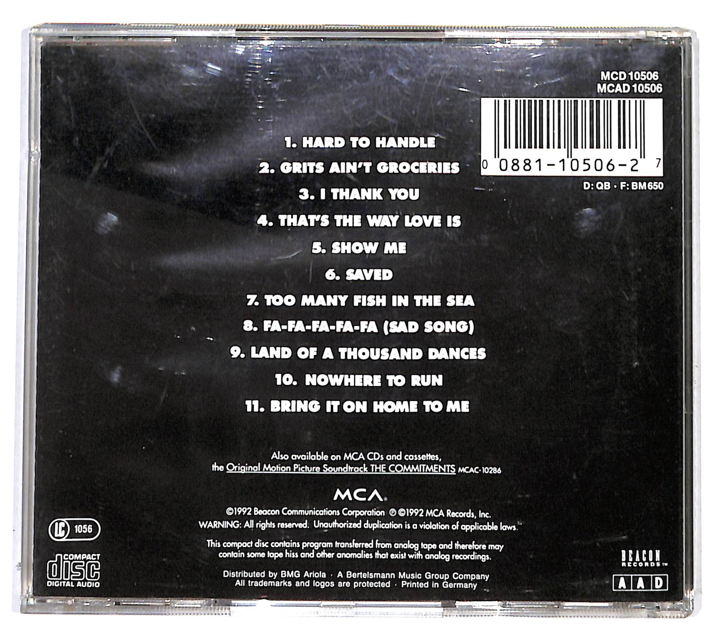 EBOND The Commitments - The Commitments Vol. 2 CD CB037341