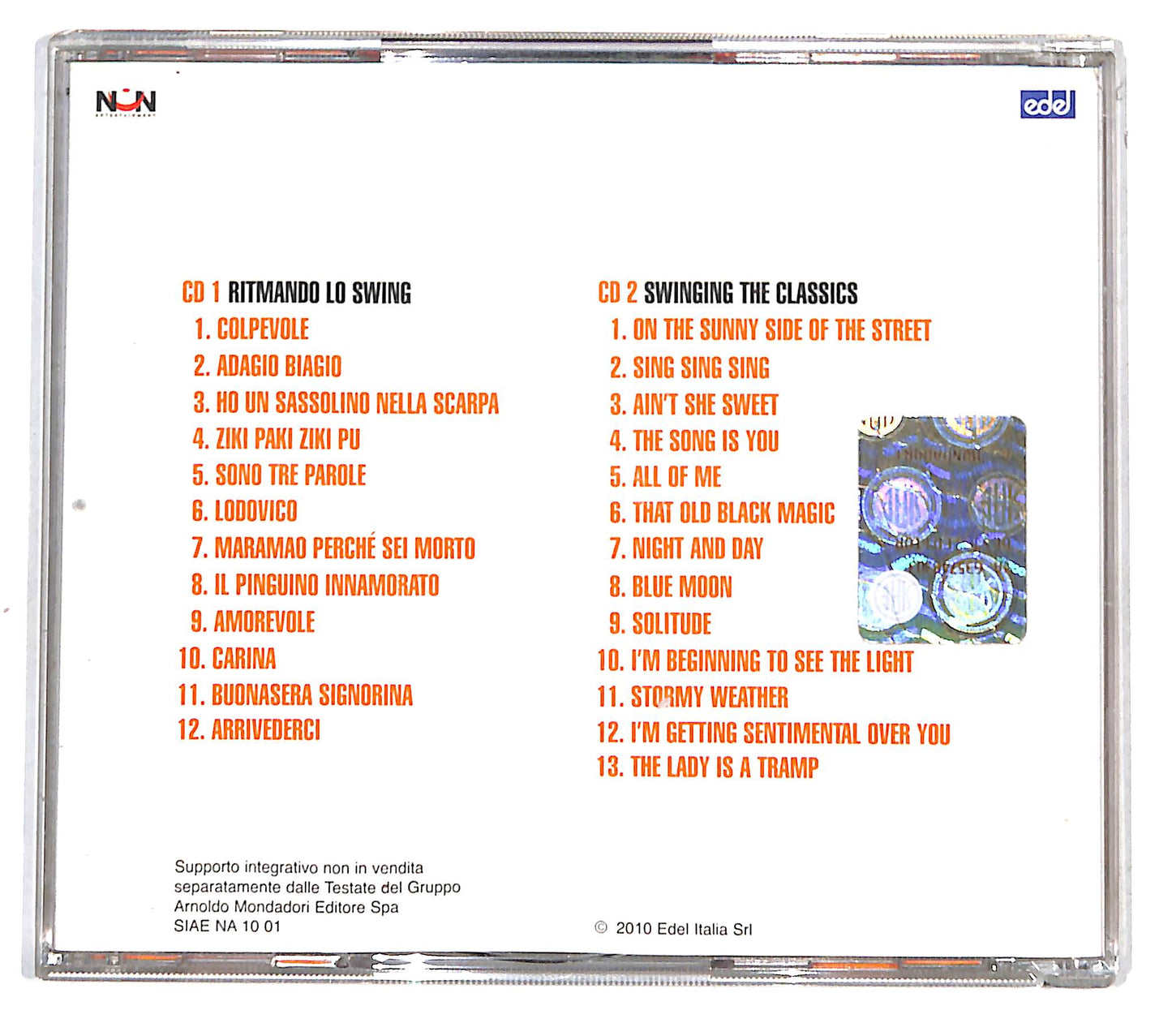 EBOND Nicola Arigliano - Il Re Dello Swing EDITORIALE CD CB037511