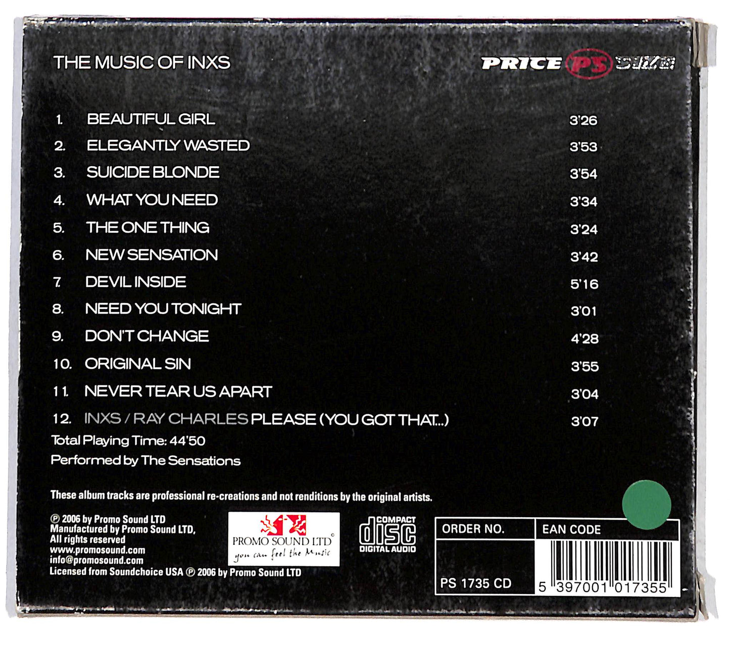 EBOND Various - The Music of Inxs CD CB037513