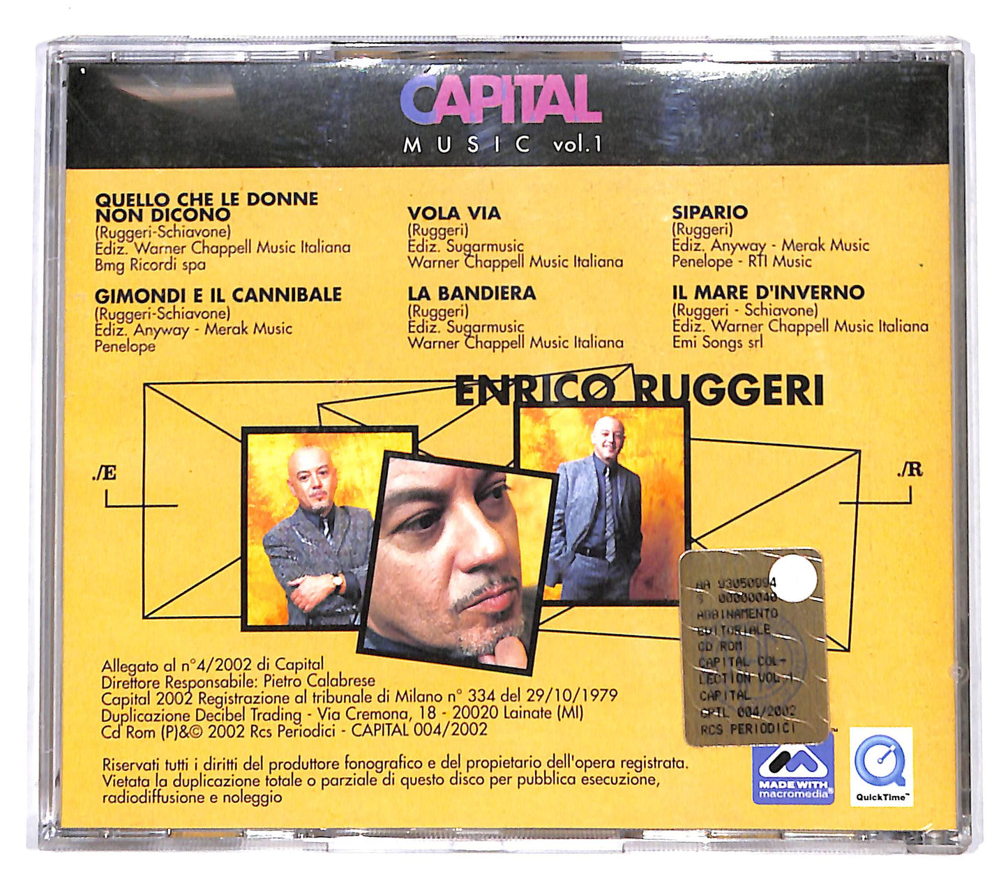 EBOND Enrico Ruggeri - Enrico Ruggeri CD CB037527