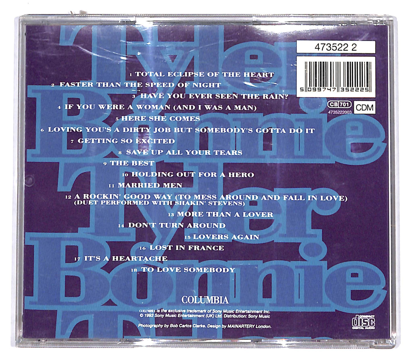 EBOND Bonnie Tyler - The Best CD CB037533