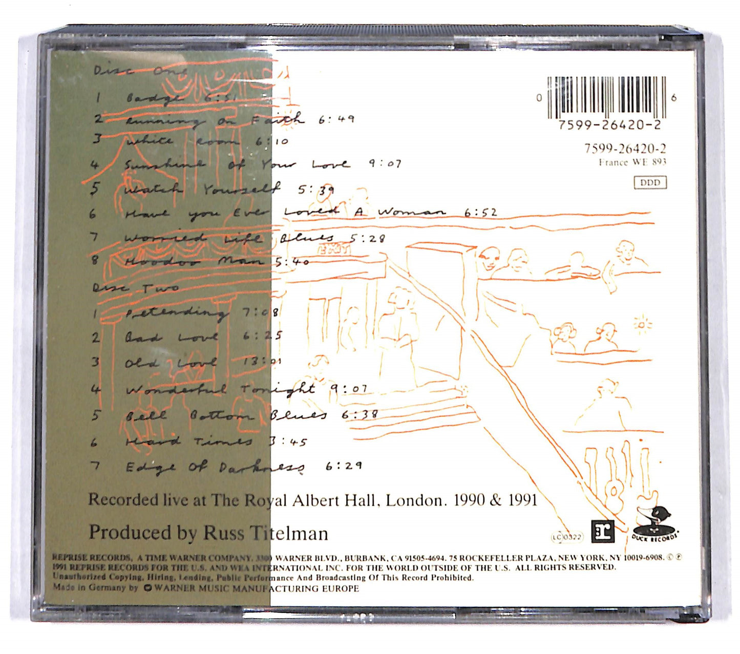 EBOND Eric Clapton - 24 Nights CD CB037556