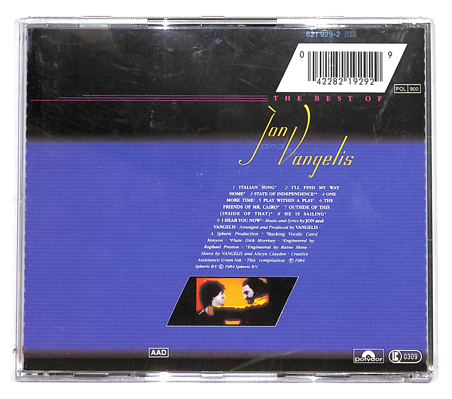 EBOND Jon And Vangelis - The Best Of Jon And Vangelis CD CB037811