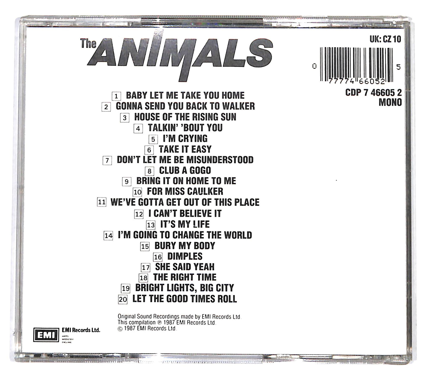 EBOND The Animals - The Singles Plus CD CB037826