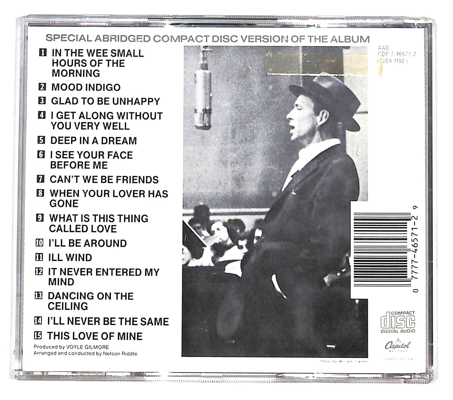 EBOND Frank Sinatra - In The Wee Small Hours CD CB037831