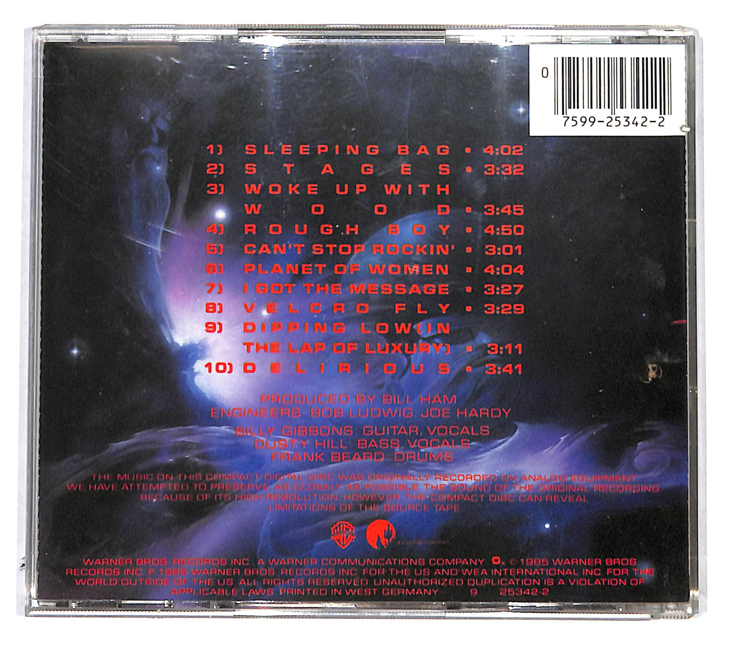 EBOND ZZ Top - Afterburner CD CB037837