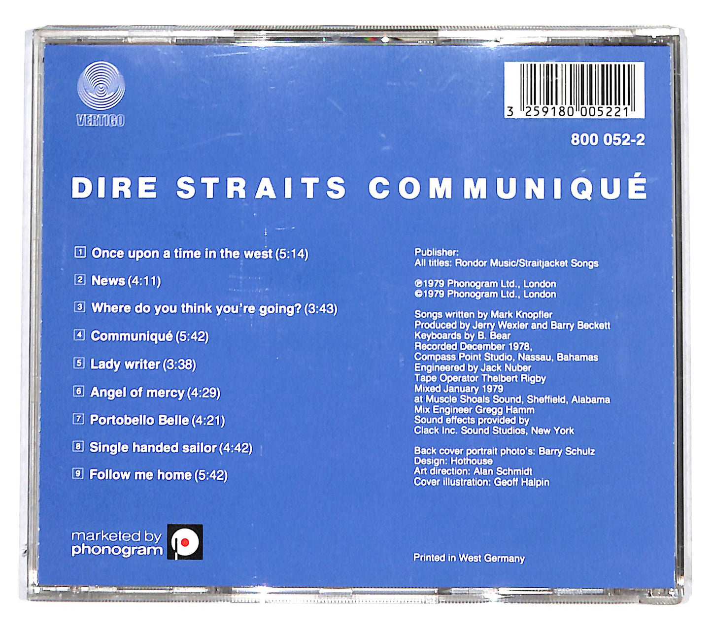 EBOND Dire Straits - Communique CD CB037838