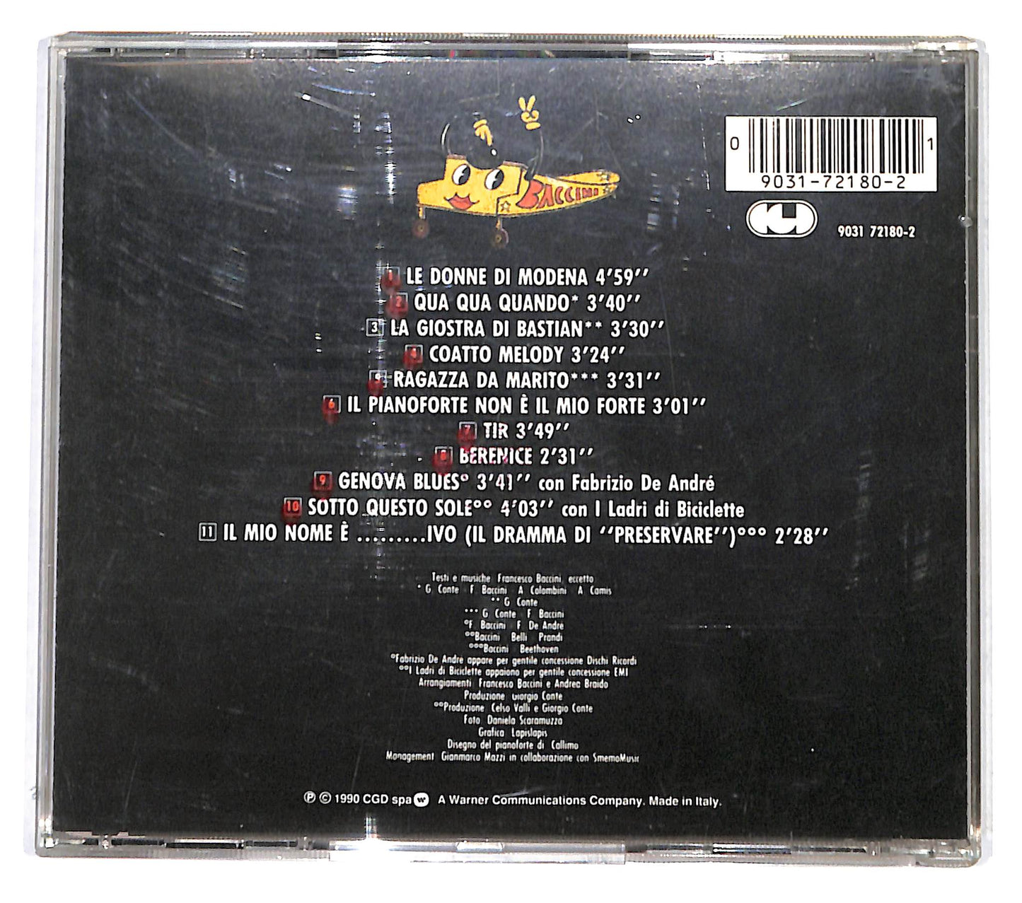 EBOND Francesco Baccini - Il Pianoforte Non E' Il Mio Forte... CD CB037854