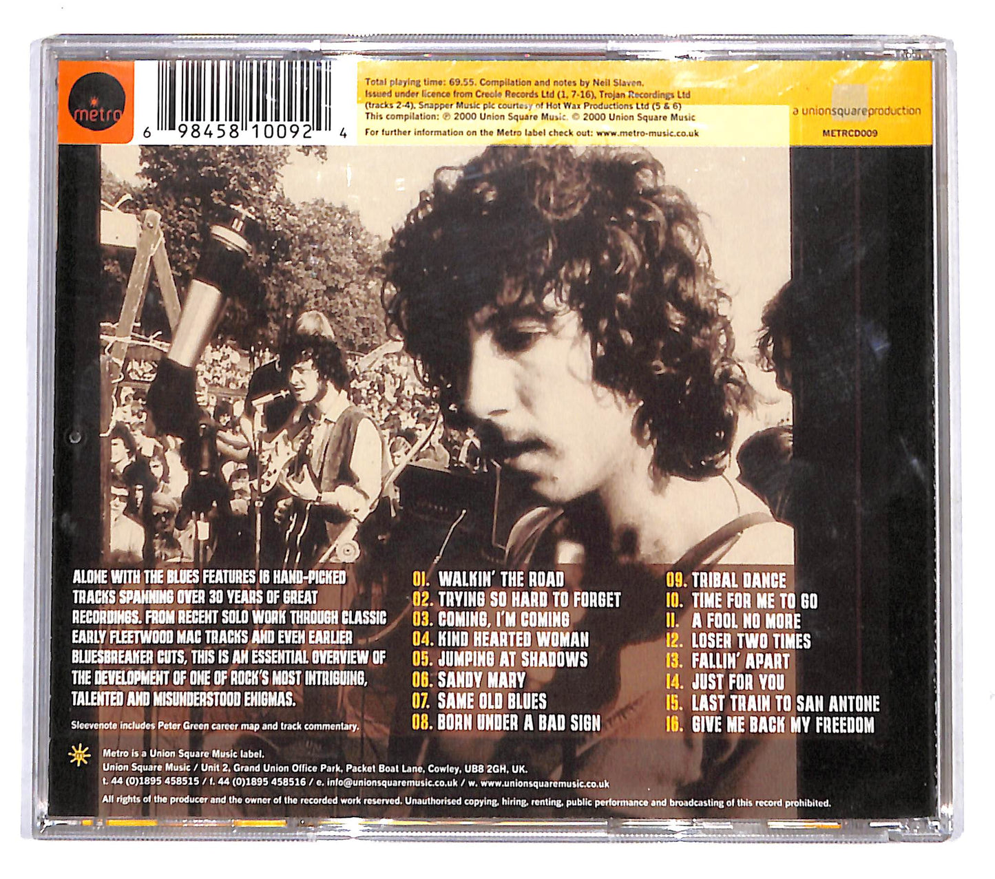 EBOND Peter Green - Alone With The Blues CD CB038436