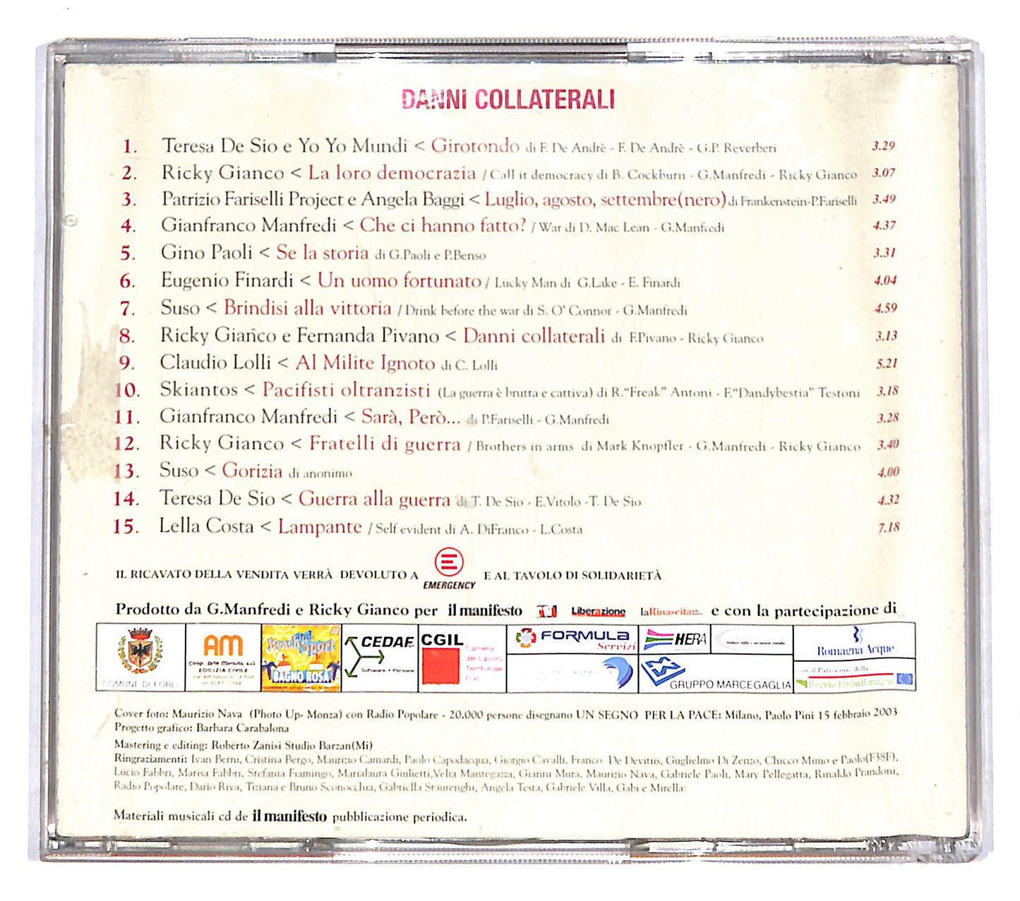 EBOND Various - Danni Collaterali CD CB038437
