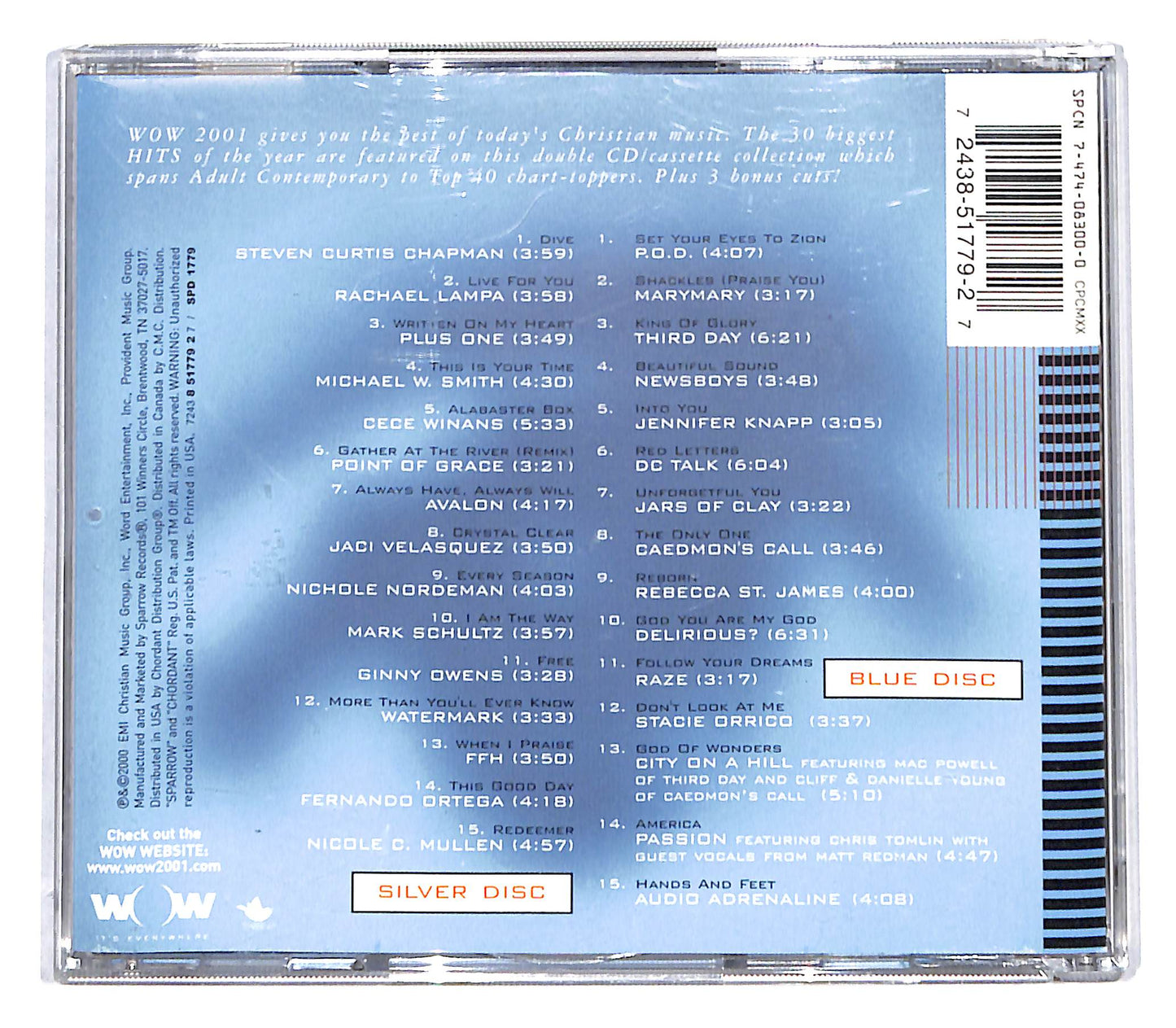 EBOND Various - WOW 2001 The Year's 30 Top CD CB039002