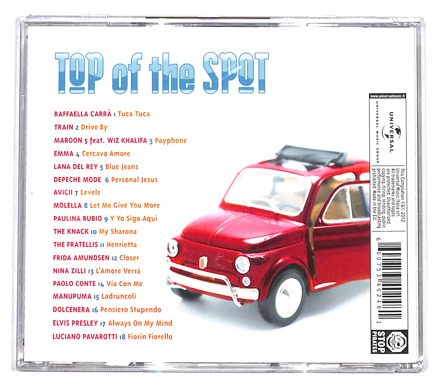 EBOND Various - Top Of The Spot - 2012 CD CB039015