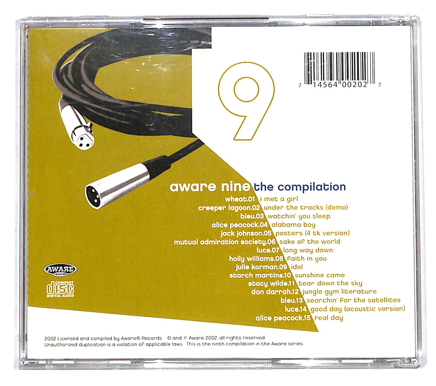 EBOND Various - Aware Nine The Compilation CD CB039016