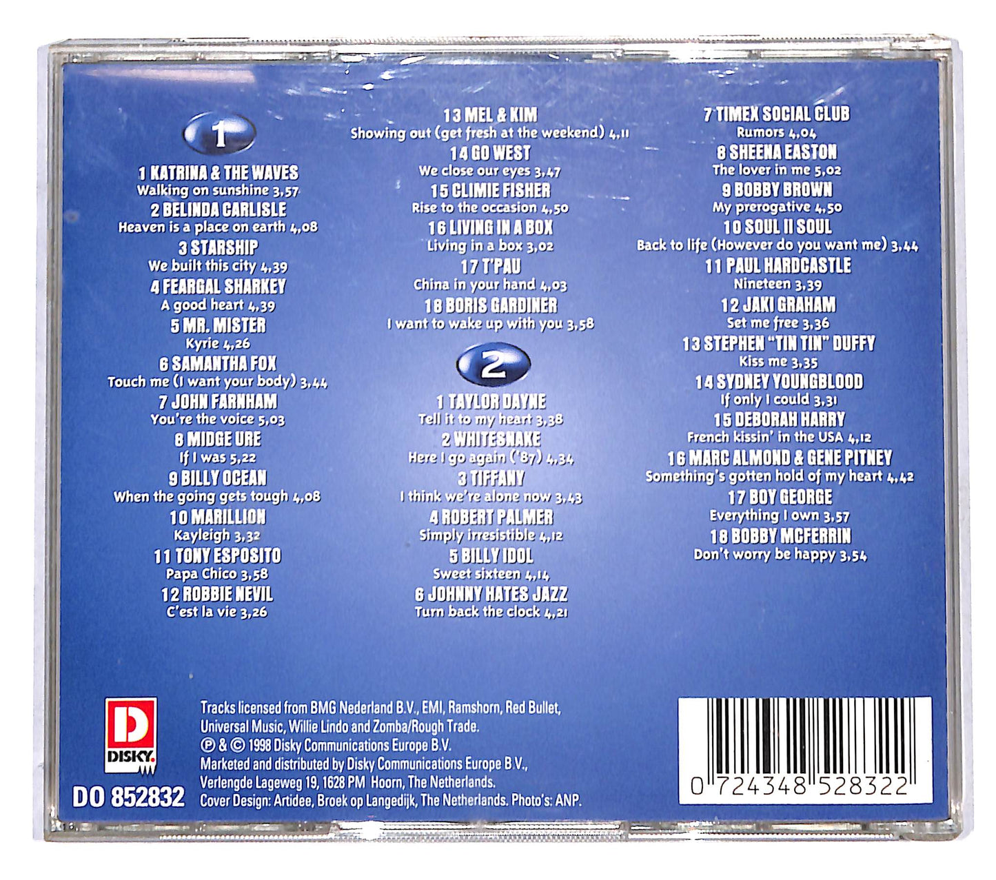 EBOND Various - 36 Hits 1985-1989 CD CB039204
