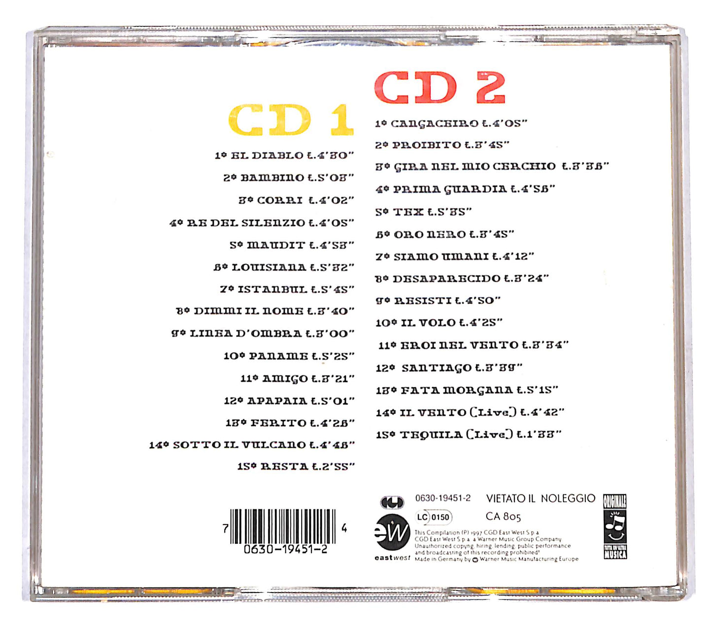 EBOND Litfiba - Viva Litfiba CD CB039212