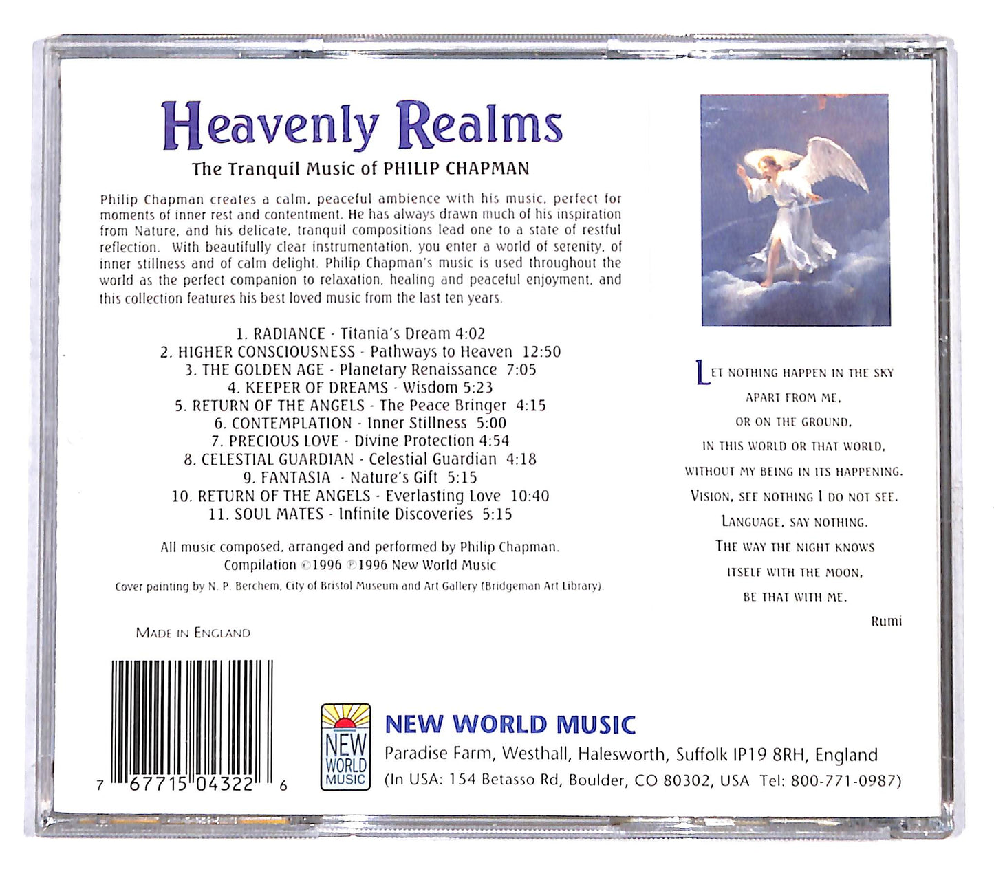 EBOND Phil Chapman - Heavenly Realms CD CB039248