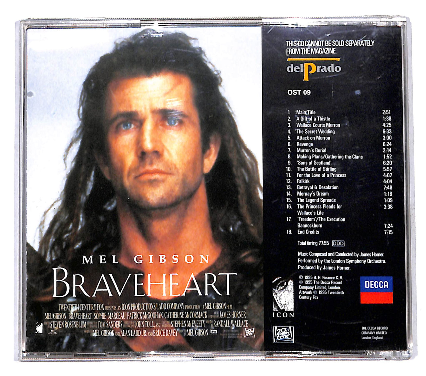 EBOND Various - Braveheart ( Soundtrack) EDITORIALE CD CB039261