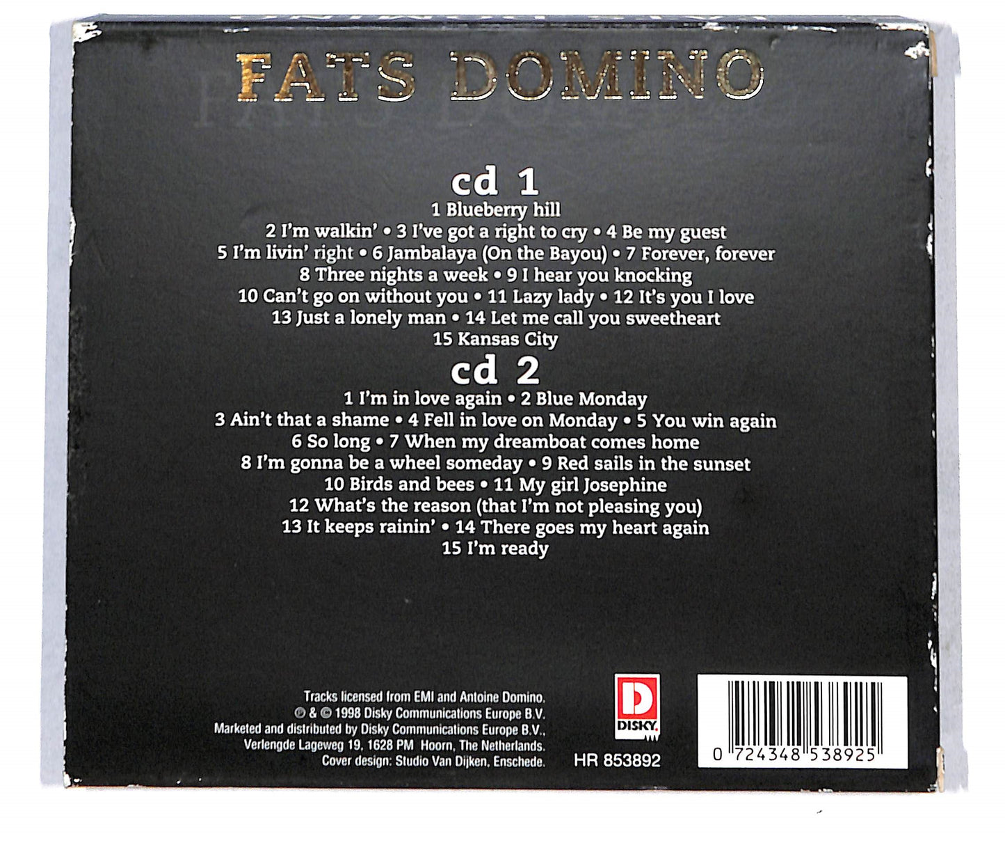 EBOND Fats Domino - Original Gold CD CB040309