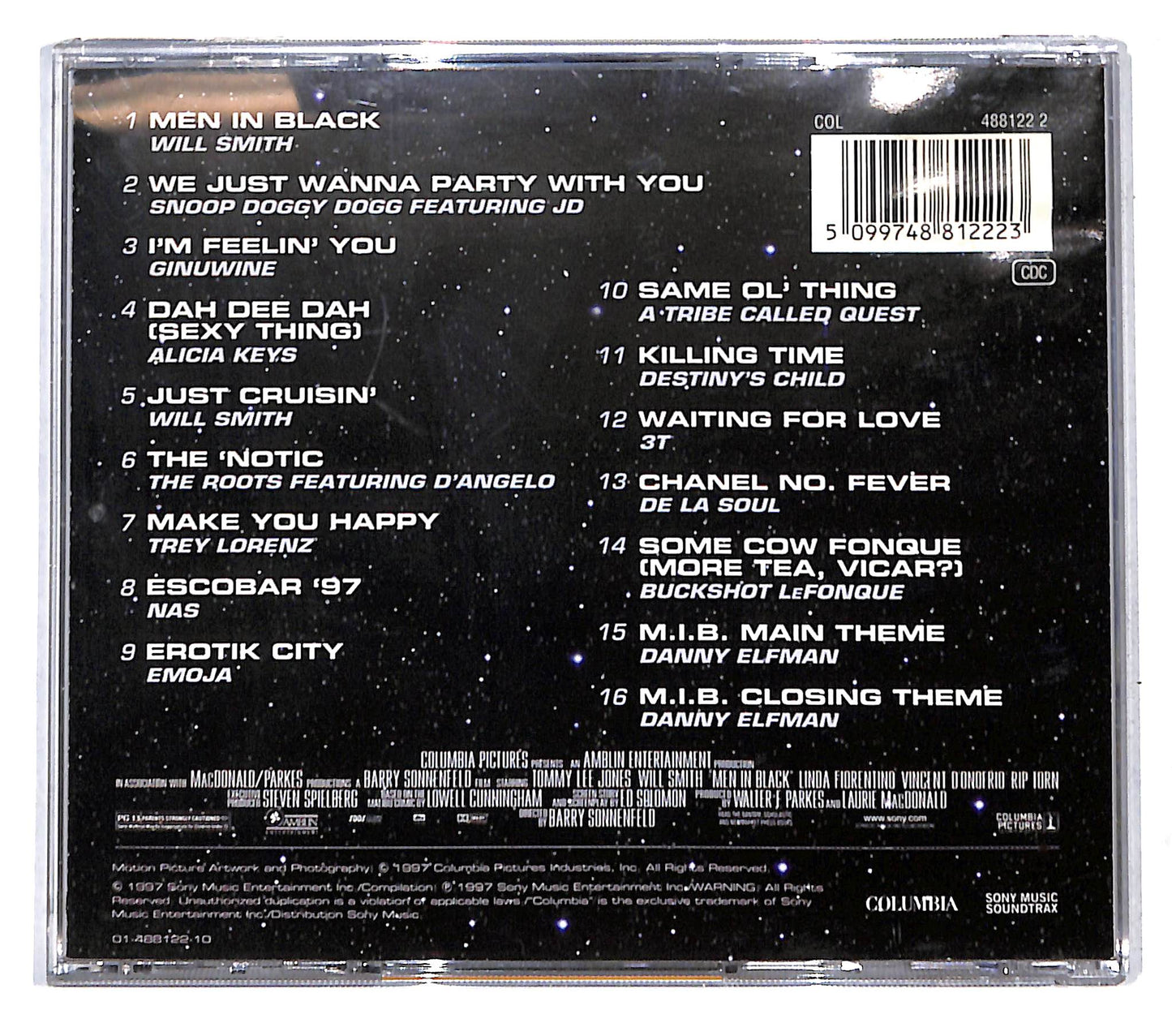 EBOND Various - Men In Black - The Album CD CB040313