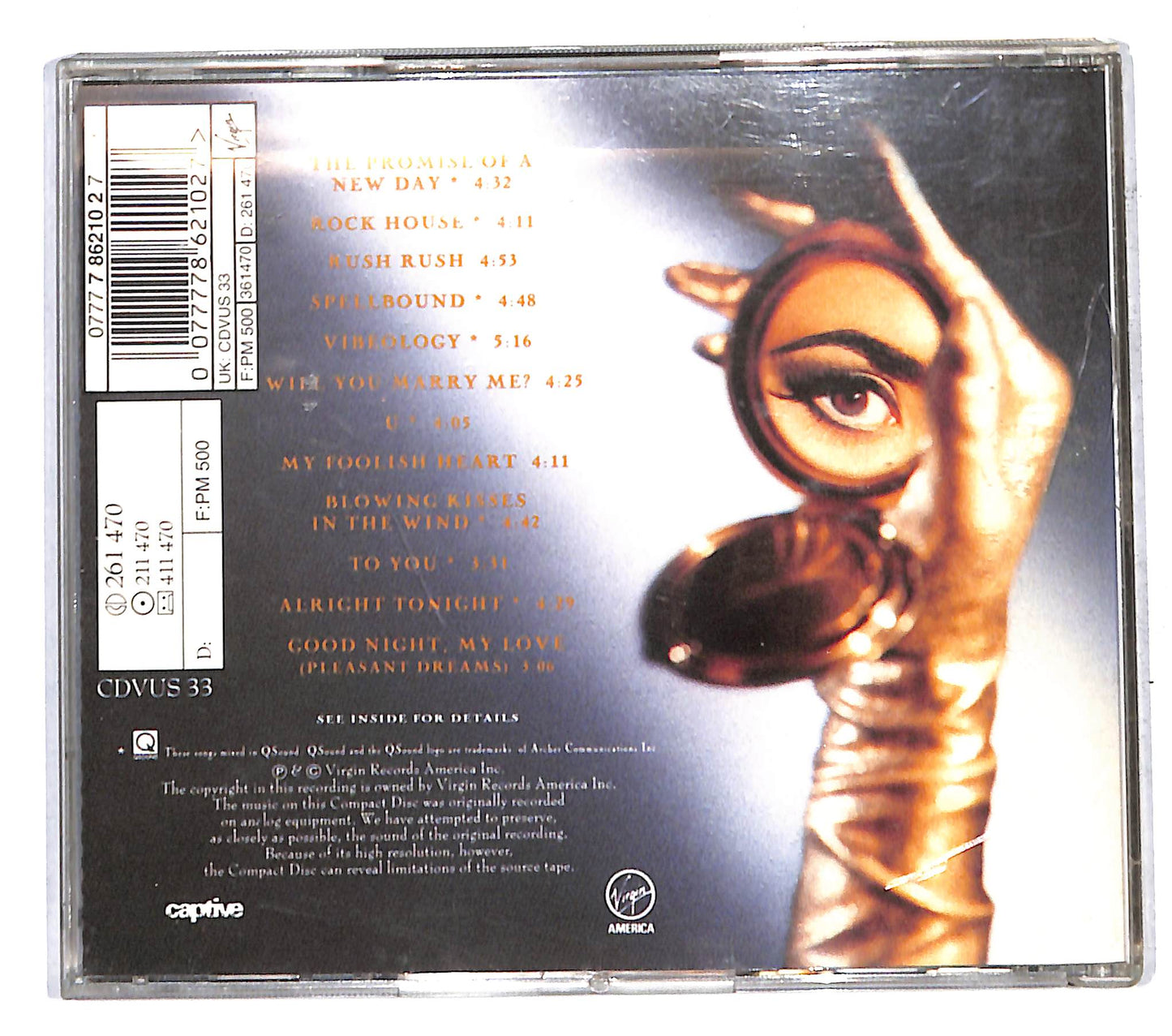 EBOND Paula Abdul - Spellbound CD CB040353