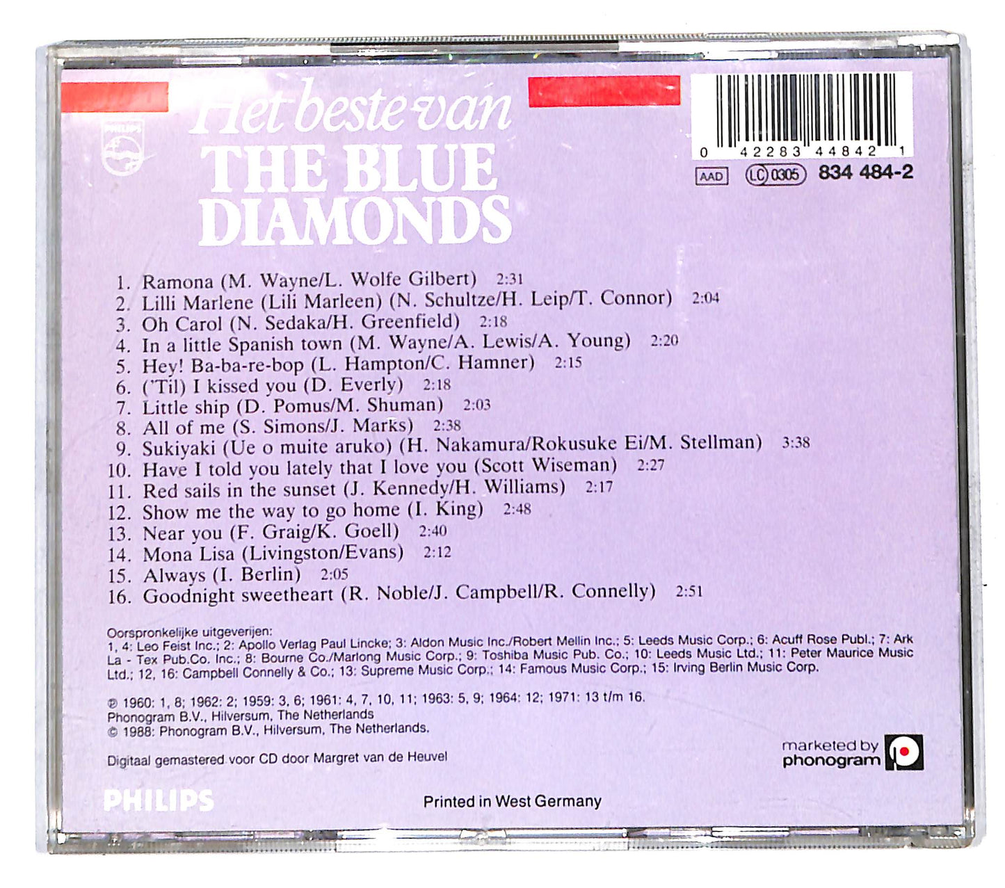 EBOND The Blue Diamonds - Het Beste Van CD CB040358