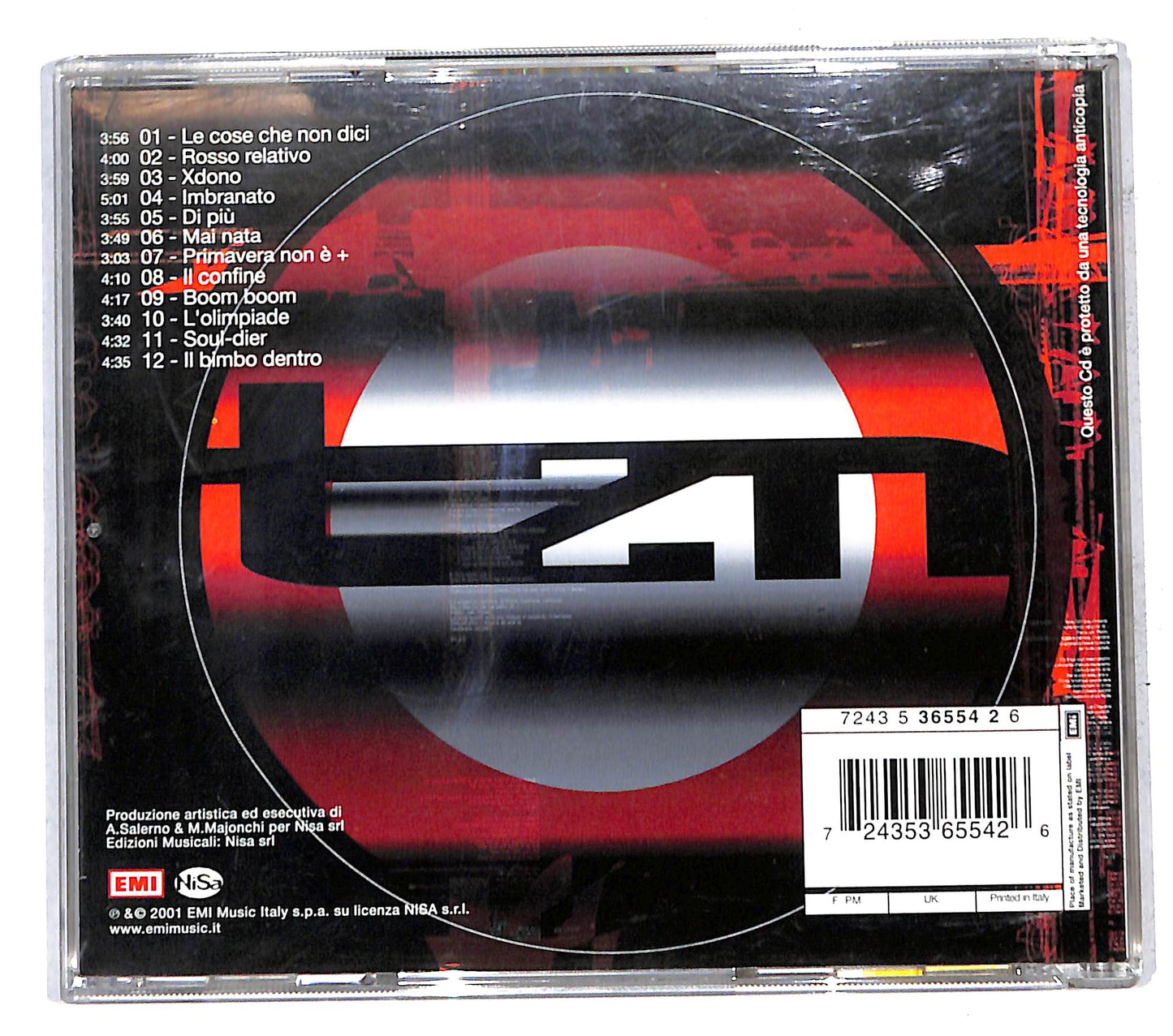 EBOND Tiziano Ferro - Rosso Relativo CD CB040360