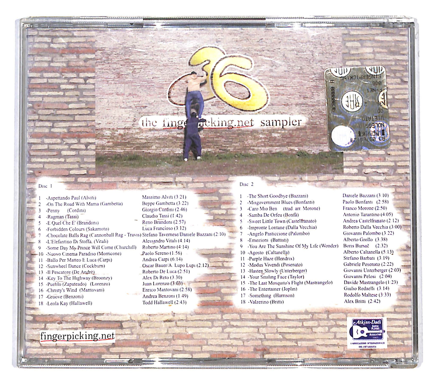 EBOND Various - 36 The Fingerpicking.net Sampler CD CB040707