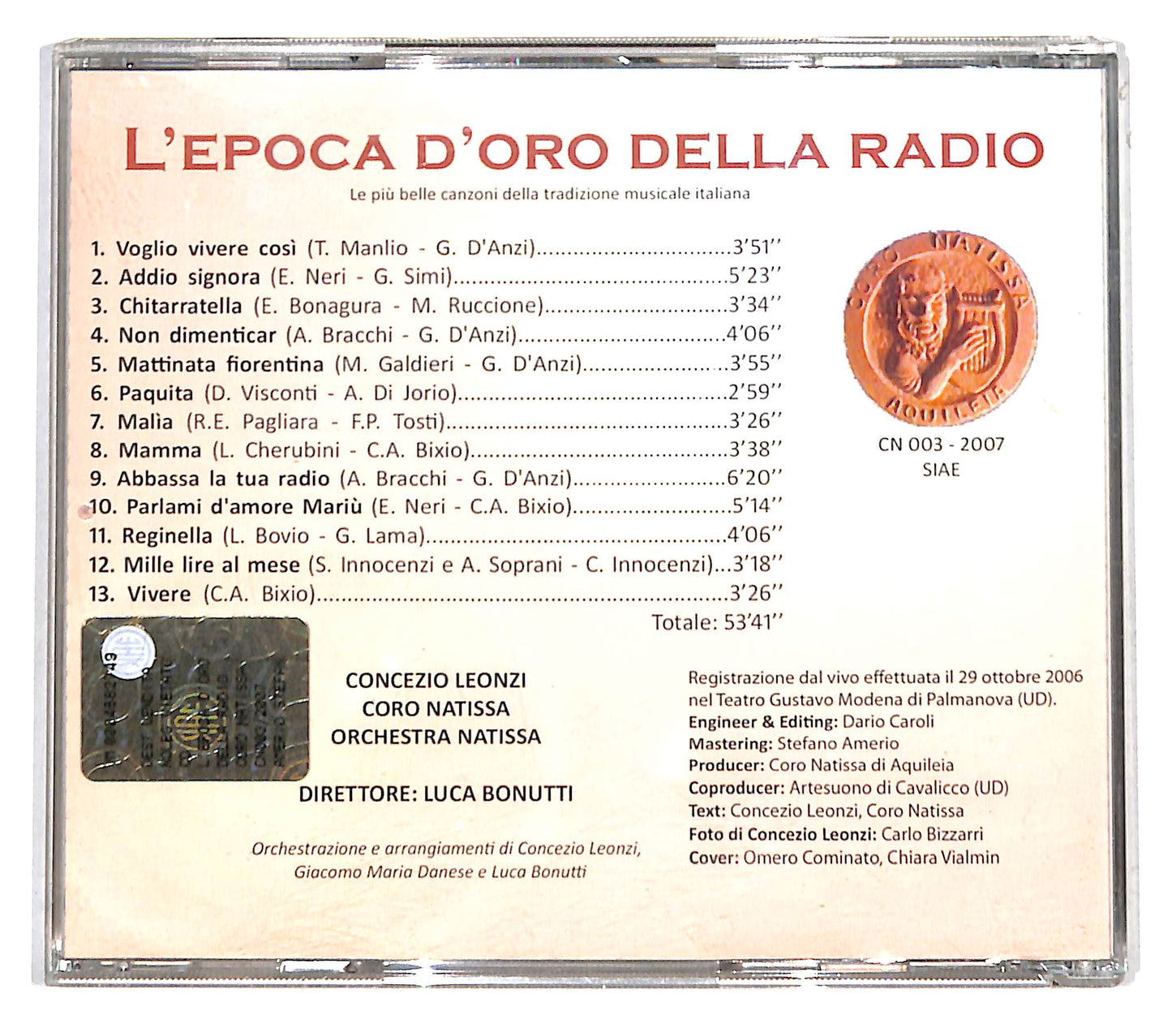 EBOND Various - L'Epoca D'Oro Della Radio CD CB040735