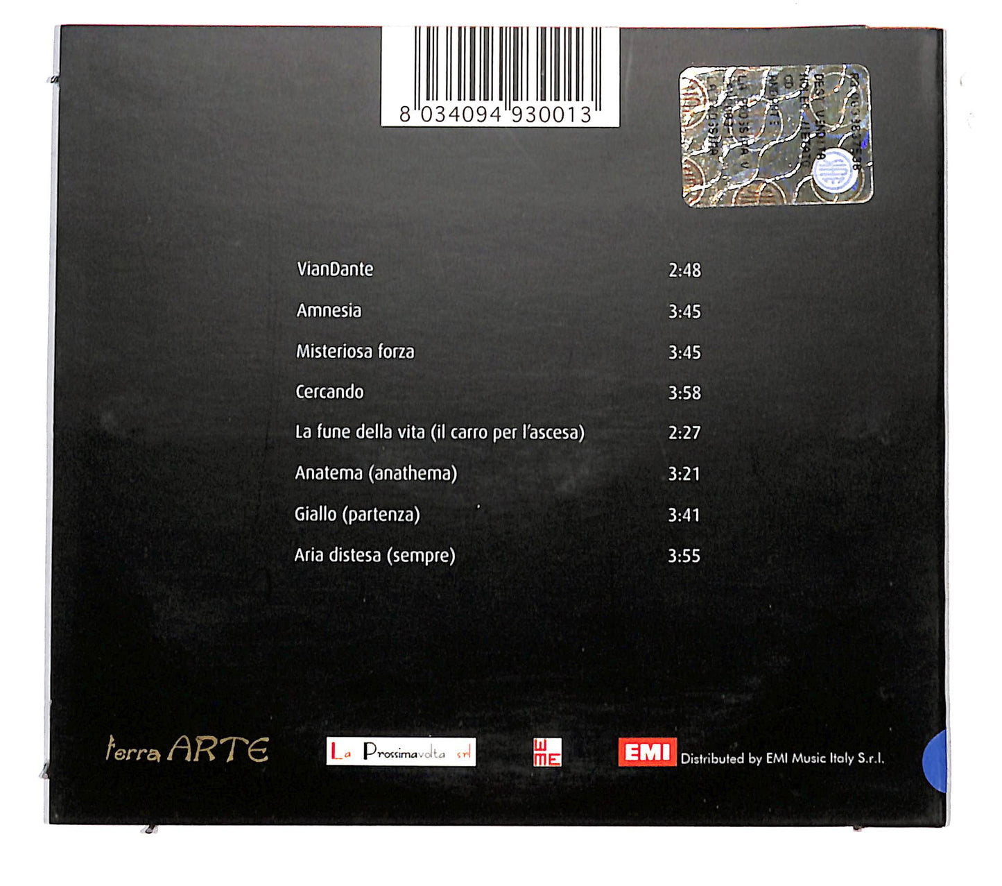 EBOND Fluido Ligneo Luca Pugliese - Andante CD CB040749