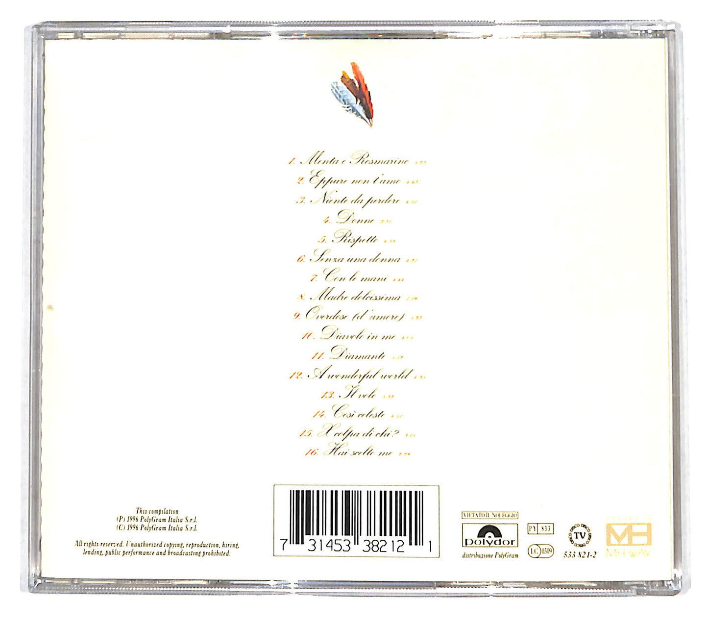 EBOND Zucchero Sugar Fornaciari's - Greatest Hits CD CB040901