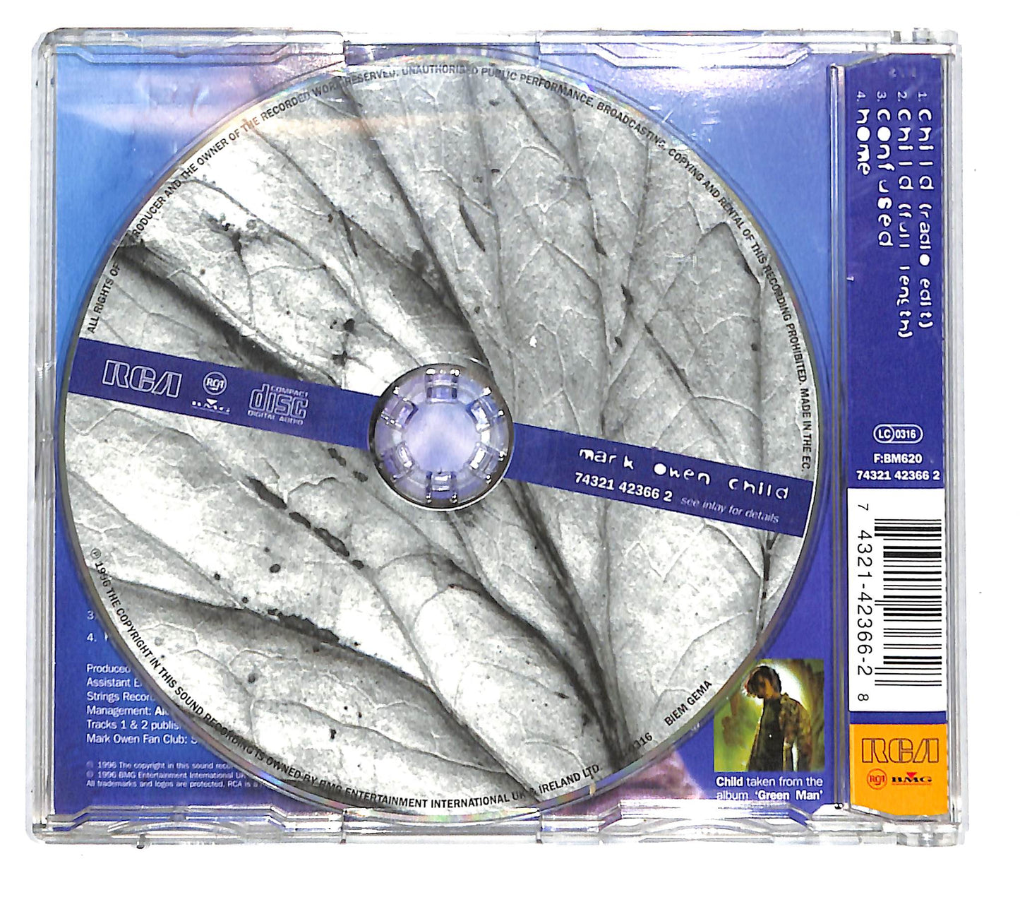 EBOND Mark Owen - Child CD CB040925