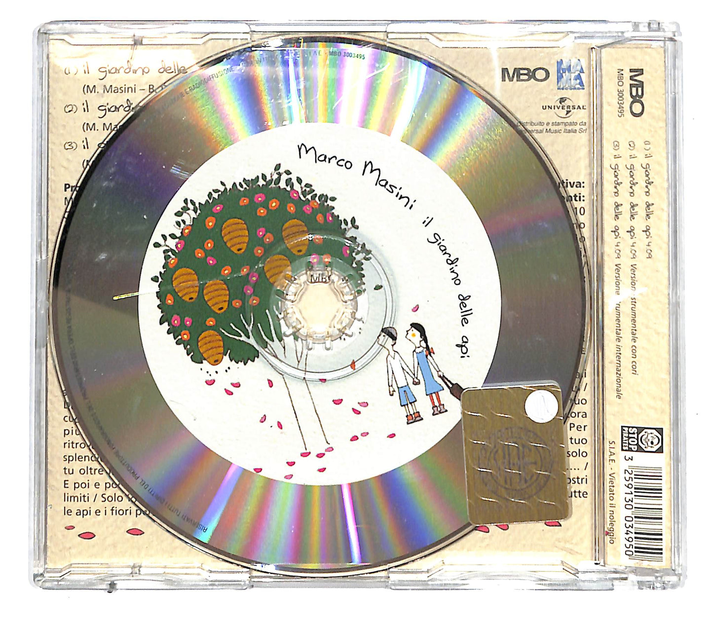 EBOND Marco Masini - Il Giardino Delle Api CD CB040927