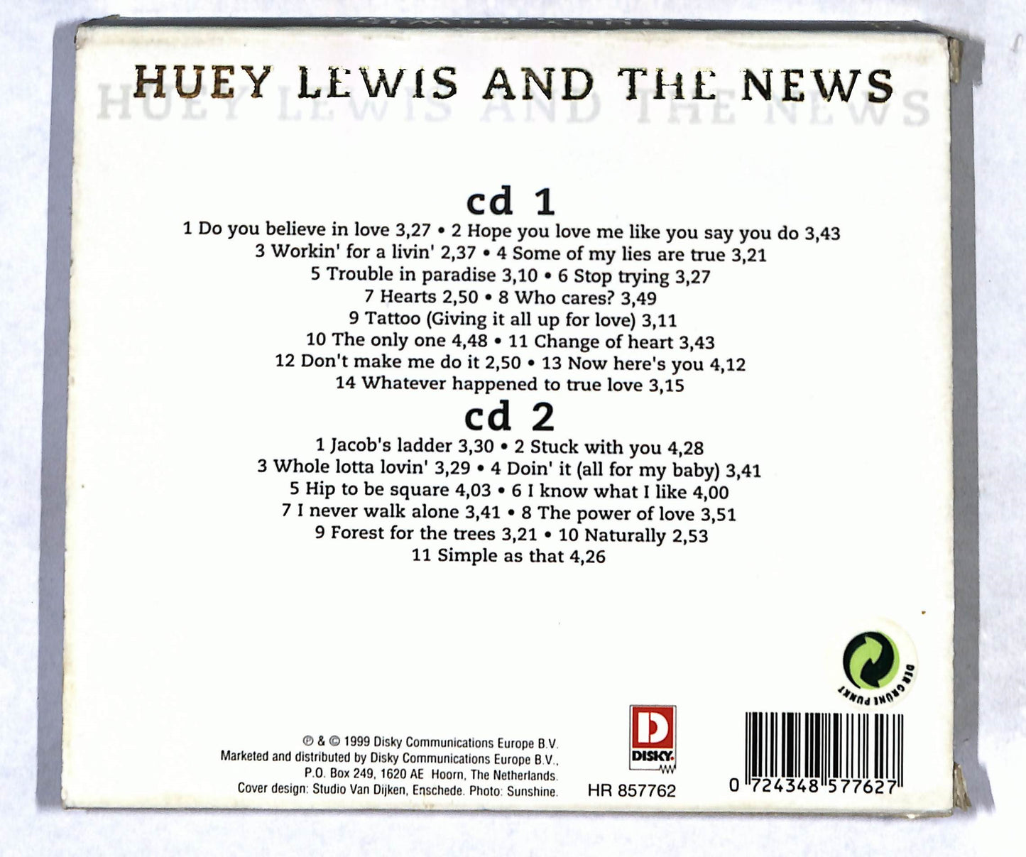 EBOND Huey Lewis And The News - Original Gold CD CB041105