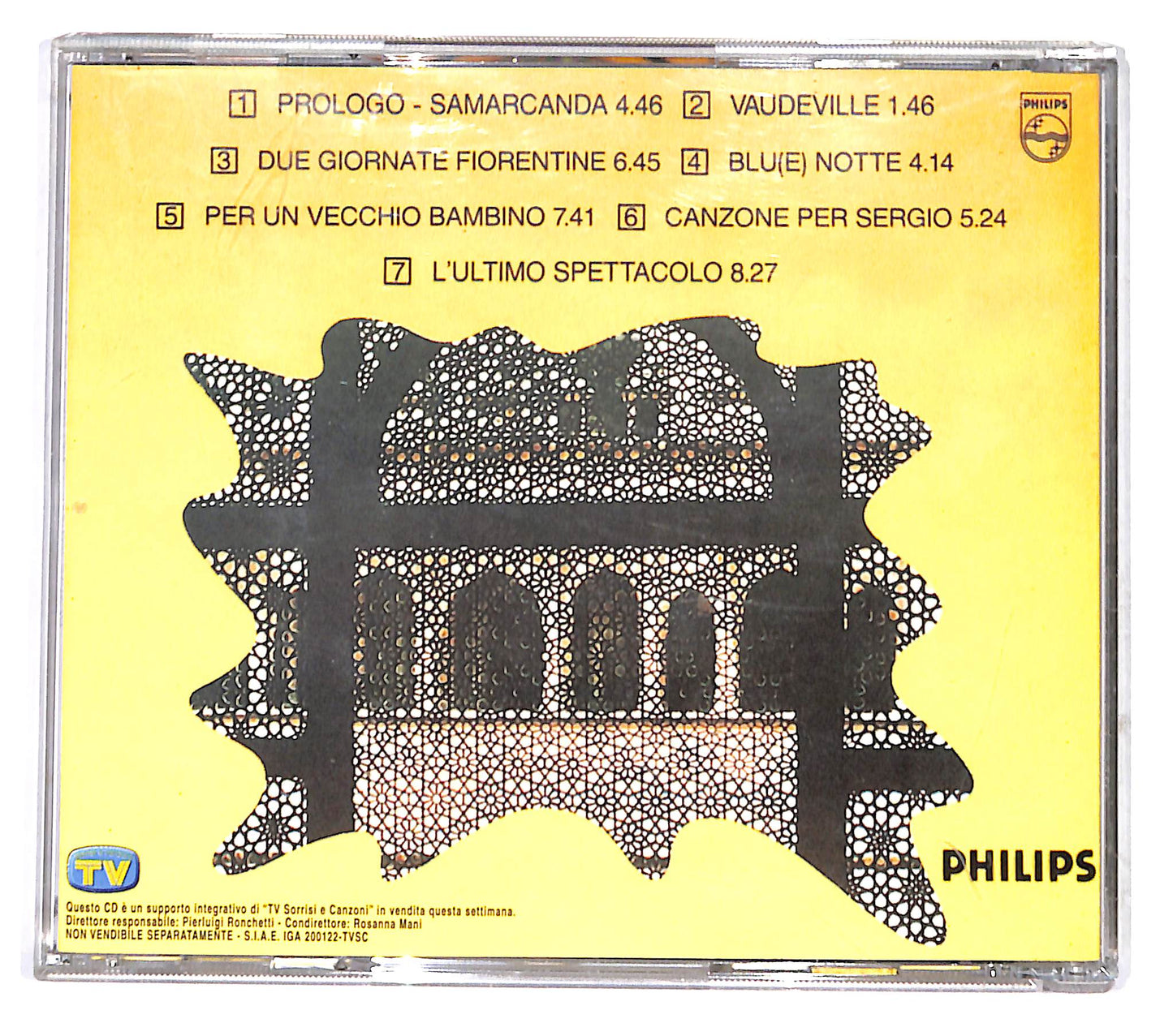 EBOND Roberto Vecchioni - Samarcanda EDITORIALE CD CB041108