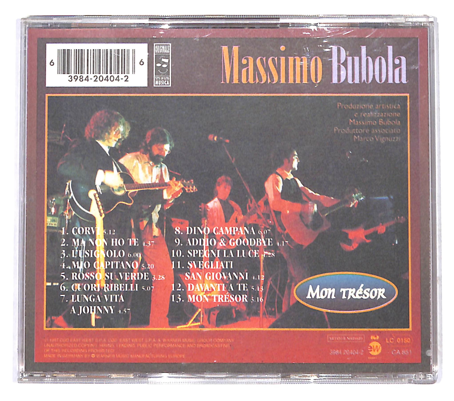 EBOND Massimo Bubola - Mon Tresor CD CB041116