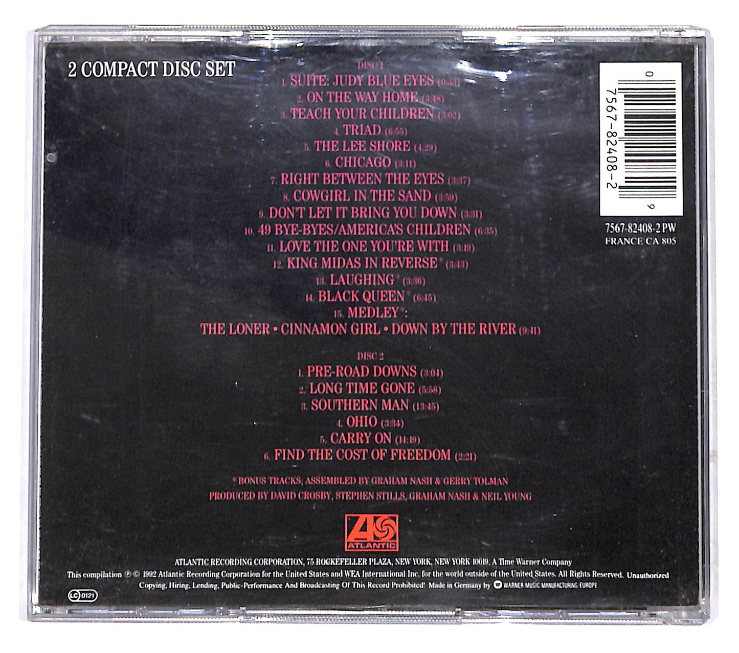 EBOND Crosby, Stills, Nash & Young - 4 Way Street CD CB041119
