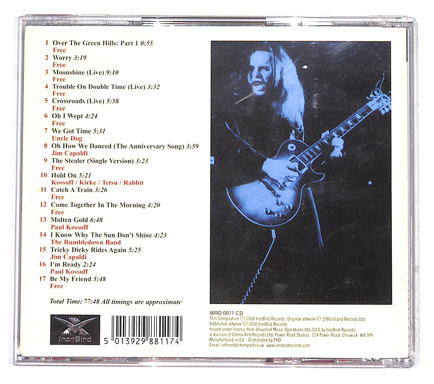 EBOND Paul Kossoff - Blue Soul CD CB041141