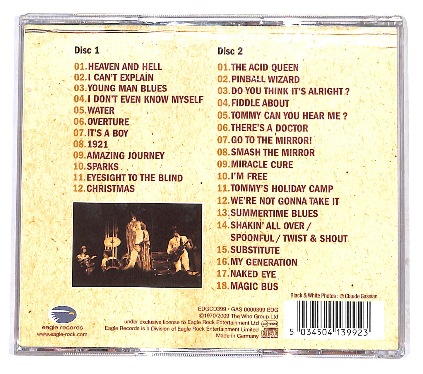 EBOND The Who - Live At The Isle Of Wight Festival 1970 CD CB041145