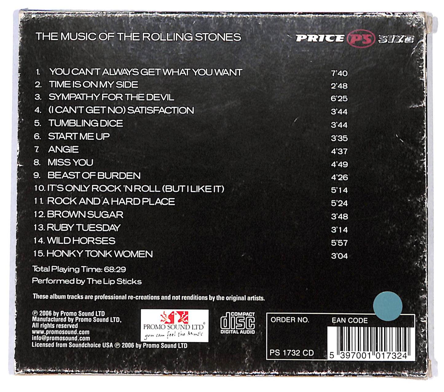EBOND Various - the Music of the Rolling Stones CD CB041158
