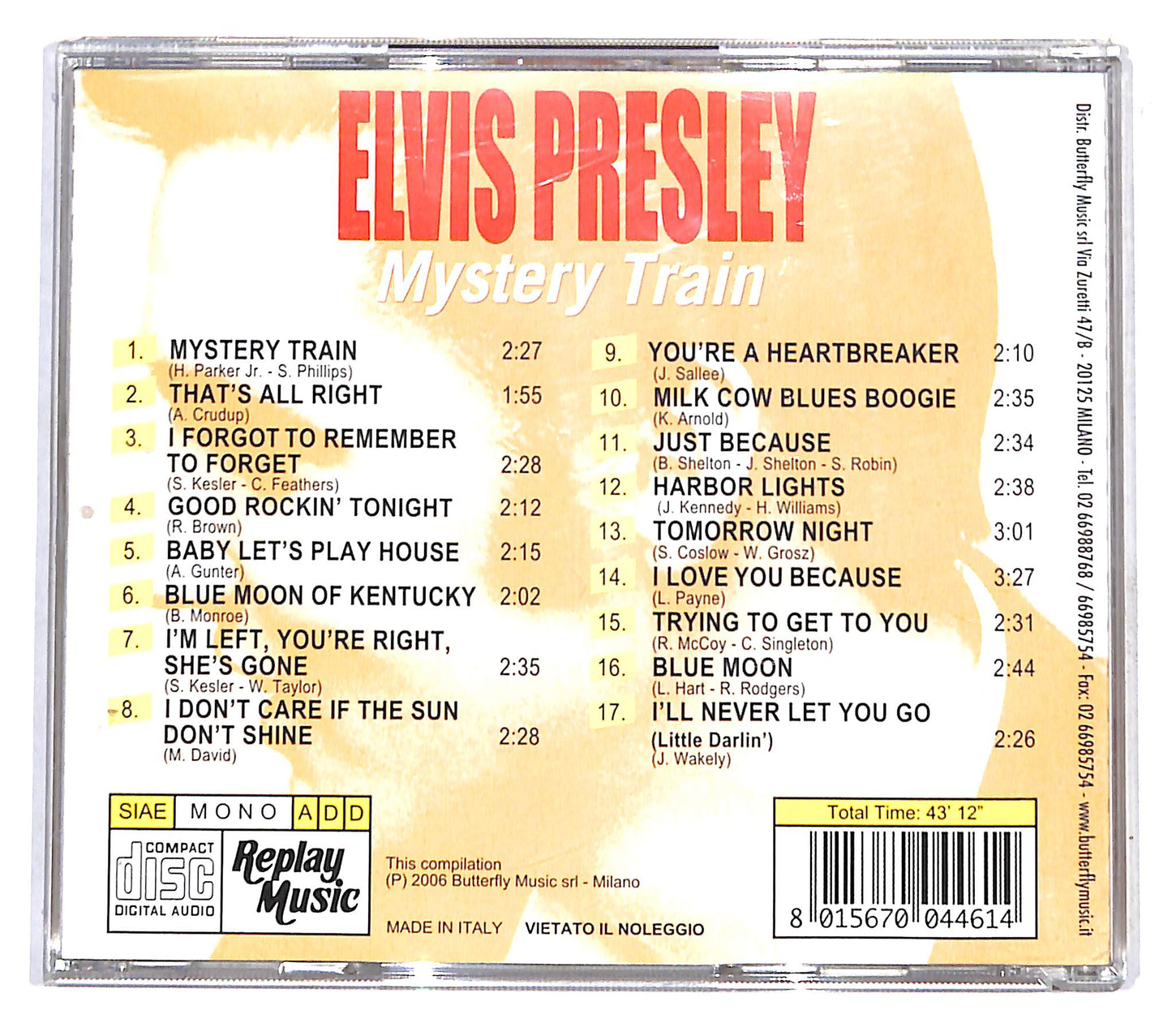 EBOND Elvis Presley - Mystery Train CD CB041311