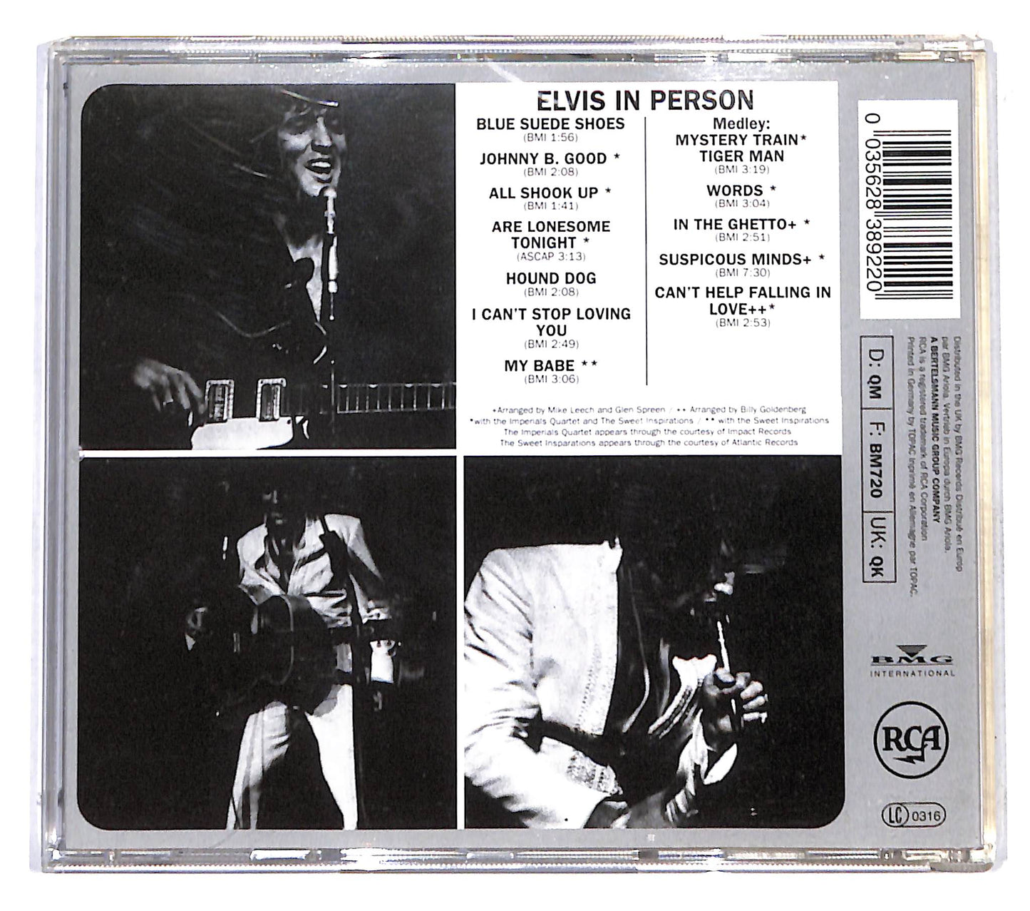 EBOND Elvis - Elvis In Person CD CB041312